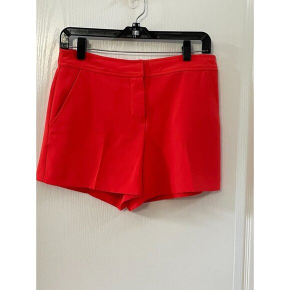 Pre-Owned Trina Turk Red/Orange Size 0 `Shorts - Picture 1 of 5